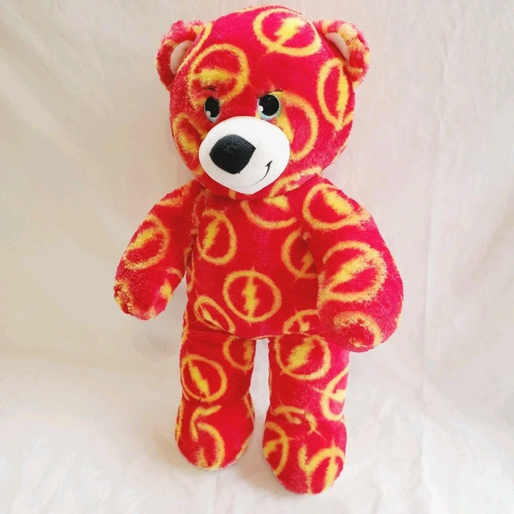 Build-A-Bear BAB The FLASH Plush DC Comics Justice League 16in Sound Box Works
